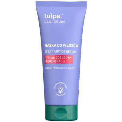 tołpa. hair routine maska do włosów efekt peptide repair, 200 ml tołpa. hair routine maska do włosów efekt peptide repair, 200 ml