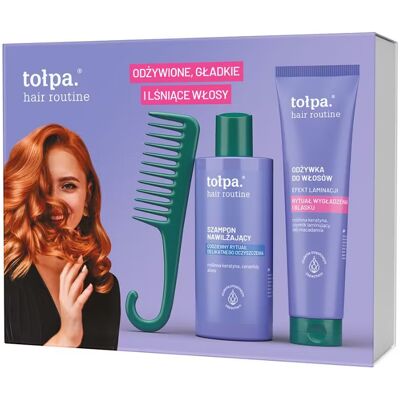 tołpa. hair routine zestaw tołpa hair routine z grzebieniem tołpa. hair routine zestaw tołpa hair routine z grzebieniem