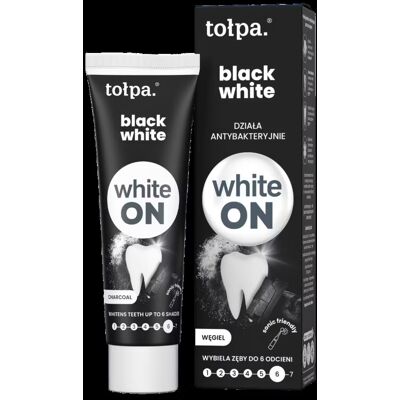 tołpa. black white pasta do zębów, 75 ml tołpa. black white pasta do zębów, 75 ml