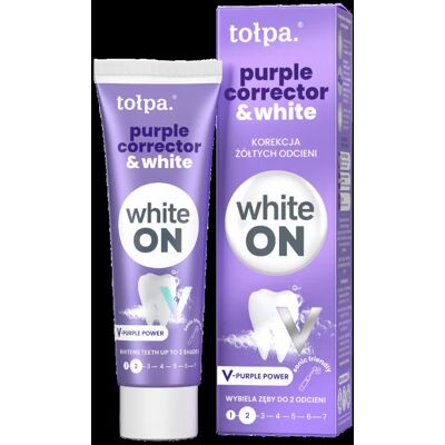 tołpa. purple corrector & white pasta do zębów, 75 ml tołpa. purple corrector & white pasta do zębów, 75 ml