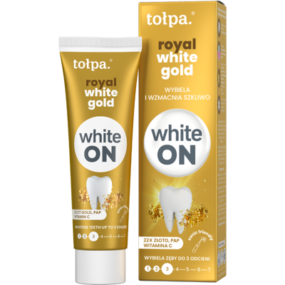 tołpa. royal white gold pasta do zębów, 75 ml tołpa. royal white gold pasta do zębów, 75 ml