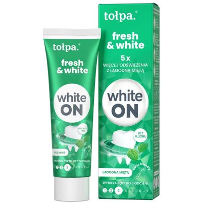 tołpa. fresh & white pasta do zębów, 75 ml tołpa. fresh & white pasta do zębów, 75 ml