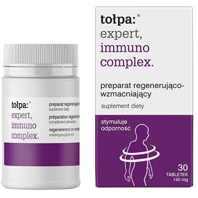 tołpa. immuno complex. preparat regenerująco-wzmacniający, 30 tabletek 150 mg tołpa. immuno complex. preparat regenerująco-wzmacniający, 30 tabletek 150 mg