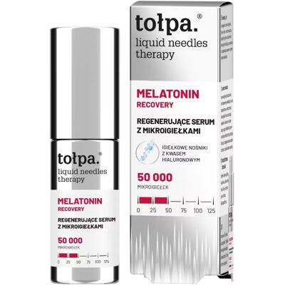 tołpa. liquid needles therapy regenerujące serum z mikroigiełkami, melatonin recovery, 30 ml tołpa. liquid needles therapy regenerujące serum z mikroigiełkami, melatonin recovery, 30 ml