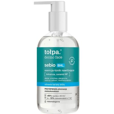 tołpa. sebio BHL. esencja - tonik nawilżająca, 150 ml tołpa. sebio BHL. esencja - tonik nawilżająca, 150 ml