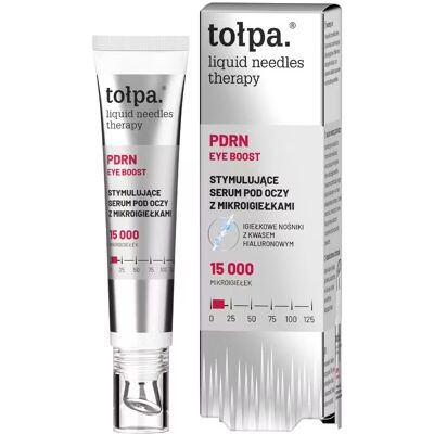 tołpa. liquid needles therapy stymulujące serum pod oczy z mikroigiełkami, PDRN eye booost, 15 ml tołpa. liquid needles therapy stymulujące serum pod oczy z mikroigiełkami, PDRN eye booost, 15 ml