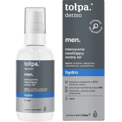 Tołpa Dermo Men Hydro Gel - Żel nawilżający do twarzy dla mężczyzn - 75ml Tołpa Dermo Men Hydro Gel - Żel nawilżający do twarzy dla mężczyzn - 75ml