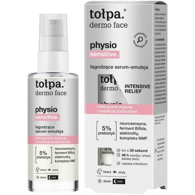 tołpa. physio sensitive. łagodzące serum-emulsja, 45 ml tołpa. physio sensitive. łagodzące serum-emulsja, 45 ml