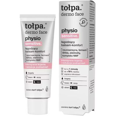 tołpa. physio sensitive. łagodzący balsam-komfort, bogaty, 40 ml tołpa. physio sensitive. łagodzący balsam-komfort, bogaty, 40 ml