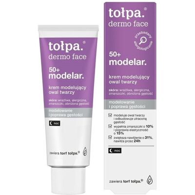 tołpa. 50+ modelar. krem modelujący owal twarzy, NOC, 40 ml tołpa. 50+ modelar. krem modelujący owal twarzy, NOC, 40 ml