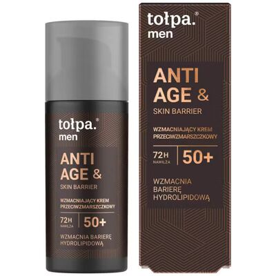 tołpa. anti age & skin barrier wzmacniający krem przeciwzmarszczkowy 50+, 50 ml tołpa. anti age & skin barrier wzmacniający krem przeciwzmarszczkowy 50+, 50 ml