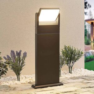 Słupek oświetleniowy LED Cathalena Lindby, aluminiowy / szary / cynkowy, aluminium, nowoczesny Słupek oświetleniowy LED Cathalena Lindby, aluminiowy / szary / cynkowy, aluminium, nowoczesny