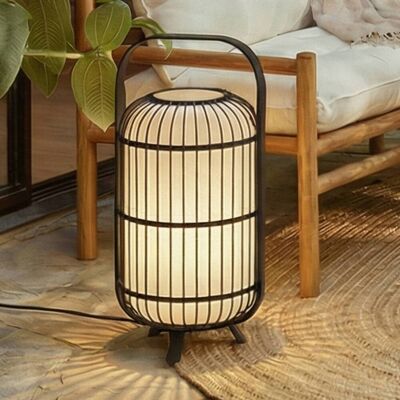 Lucande Lampa tarasowa Tayori, czarna, 64 cm, IP44 Tayori, czarny, aluminium, design Lucande Lampa tarasowa Tayori, czarna, 64 cm, IP44 Tayori, czarny, aluminium, design