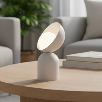 Lampa stołowa Boto LN1 EMIBIG LIGHTING, kremowy / amber, salon / jadalnia, metal, nowoczesny Lampa stołowa Boto LN1 EMIBIG LIGHTING, kremowy / amber, salon / jadalnia, metal, nowoczesny