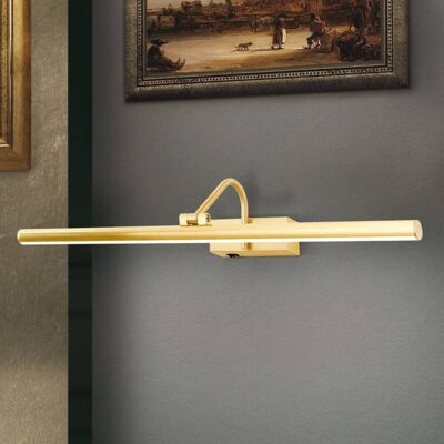Orion Złote oświetlenie obrazów LED Sofia, 60 cm Sofia, mosiężny / złoty, salon / jadalnia, metal, nowoczesny Orion Złote oświetlenie obrazów LED Sofia, 60 cm Sofia, mosiężny / złoty, salon / jadalnia, metal, nowoczesny