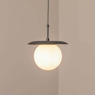 Lampa wisząca szklana Anemon Opviq, możliwość ściemniania, czarny, salon / jadalnia, szkło, nowoczesny Lampa wisząca szklana Anemon Opviq, możliwość ściemniania, czarny, salon / jadalnia, szkło, nowoczesny