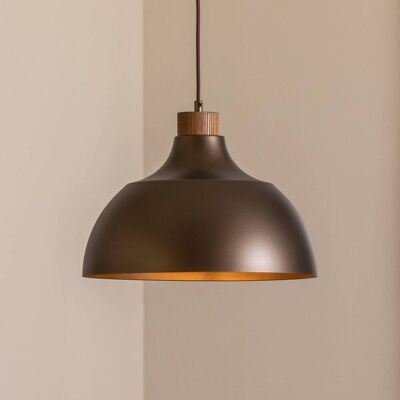 Lampa wisząca Kaitt Envostar, możliwość ściemniania, brązowy / rdzawy, salon / jadalnia, metal, skandynawski Lampa wisząca Kaitt Envostar, możliwość ściemniania, brązowy / rdzawy, salon / jadalnia, metal, skandynawski