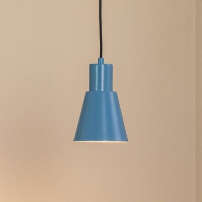 Lampa wisząca Konikkem Opviq, możliwość ściemniania, niebieski, salon / jadalnia, metal, młodzieżowy Lampa wisząca Konikkem Opviq, możliwość ściemniania, niebieski, salon / jadalnia, metal, młodzieżowy