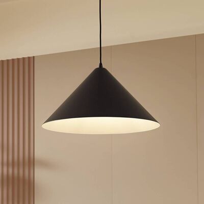 Lampa wisząca Clarine Lindby, możliwość ściemniania, czarny, salon / jadalnia, metal, nowoczesny Lampa wisząca Clarine Lindby, możliwość ściemniania, czarny, salon / jadalnia, metal, nowoczesny