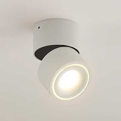 Arcchio Reflektor sufitowy LED Rotari, biały, 1-punktowa, 681 lm Rotari Arcchio, możliwość ściemniania, biały / opal, przedpokój, aluminium, nowoczesny Arcchio Reflektor sufitowy LED Rotari, biały, 1-punktowa, 681 lm Rotari Arcchio, możliwość ściemniania, biały / opal, przedpokój, aluminium, nowoczesny