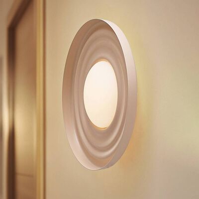 Kinkiet LED Waves Lindby, kremowy / amber, salon / jadalnia, metal, nowoczesny Kinkiet LED Waves Lindby, kremowy / amber, salon / jadalnia, metal, nowoczesny