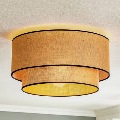 Lampa sufitowa 'Boho jute & black' - Lampa sufitowa Lampa sufitowa 'Boho jute & black' - Lampa sufitowa