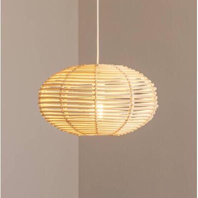 Lampa wisząca RATTAN Nowodvorski Lighting, możliwość ściemniania, jasne drewno, salon / jadalnia, drewno Lampa wisząca RATTAN Nowodvorski Lighting, możliwość ściemniania, jasne drewno, salon / jadalnia, drewno
