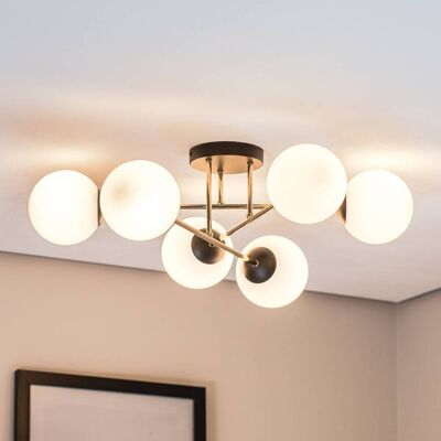 Emibig Magnum 1233/6 Lampada sufitowa - 6 Opalowe Klosze Emibig Magnum 1233/6 Lampada sufitowa - 6 Opalowe Klosze