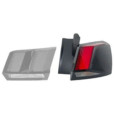 VAN WEZEL 4084922 Lampa tylna zespolona kolor czerwony/czarny VAN WEZEL 4084922 Lampa tylna zespolona kolor czerwony/czarny