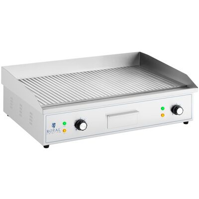 Płyta grillowa - 700 x 400 mm - Royal Catering - ryflowana - 4400 W RCPG 51 Płyta grillowa - 700 x 400 mm - Royal Catering - ryflowana - 4400 W RCPG 51