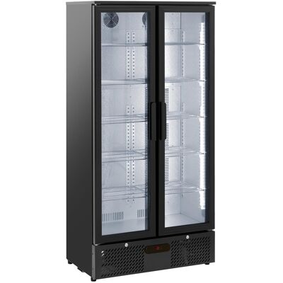 Lodówka na napoje - 458 l - Royal Catering - stal malowana proszkowo na czarno RC-BC004 Lodówka na napoje - 458 l - Royal Catering - stal malowana proszkowo na czarno RC-BC004