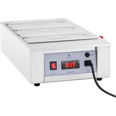 Podgrzewacz do czekolady - 3 x 3,2 l - do 100°C - Royal Catering RC_CMM_02 Podgrzewacz do czekolady - 3 x 3,2 l - do 100°C - Royal Catering RC_CMM_02