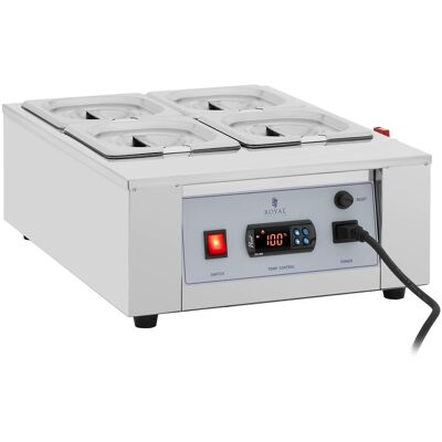 Podgrzewacz do czekolady - 4 x 1,5 l - do 100°C - Royal Catering RC_CMM_03 Podgrzewacz do czekolady - 4 x 1,5 l - do 100°C - Royal Catering RC_CMM_03