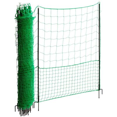 Wiesenfield Ogrodzenie dla kur - wysokość 125 cm - długość 50 m - bez prądu Wiesenfield Ogrodzenie dla kur - wysokość 125 cm - długość 50 m - bez prądu
