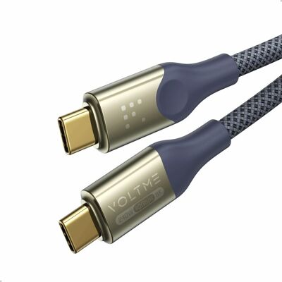 Voltme Powerlink Utron Series CTC 5A/240W 1,2m (niebieski) - kabel do ładowania Voltme Powerlink Utron Series CTC 5A/240W 1,2m (niebieski) - kabel do ładowania