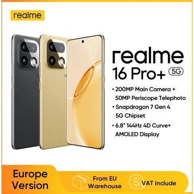 Smartfon Realme 16 Pro Plus 5G z nowym procesorem Snapdragon 7 Gen 4, aparat fotograficzny 200MP, ekran AMOLED 144Hz, zakrzywiona bateria o pojemności mAh, NFC. Smartfon Realme 16 Pro Plus 5G z nowym procesorem Snapdragon 7 Gen 4, aparat fotograficzny 200MP, ekran AMOLED 144Hz, zakrzywiona bateria o pojemności mAh, NFC.