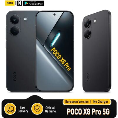POCO X8 Pro 5G Wersja Europejska 256GB/512GB 6.59" AMOLED 1.5K 120Hz 6210mAh 50MP OIS IP68 NFC Dimensity 8500-Ultra Bez Ładowarki POCO X8 Pro 5G Wersja Europejska 256GB/512GB 6.59" AMOLED 1.5K 120Hz 6210mAh 50MP OIS IP68 NFC Dimensity 8500-Ultra Bez Ładowarki