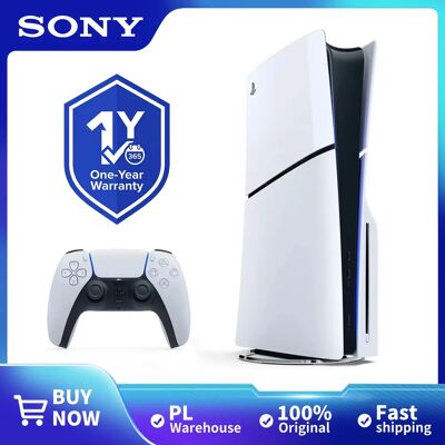 Sony PlayStation 5 – konsola next‑gen z napędem Blu‑ray, 4K 120 fps, ray tracing, ultra‑szybki SSD 1 TB, kontroler DualSense z adaptacyjnymi triggerami, 3D Audio Sony PlayStation 5 – konsola next‑gen z napędem Blu‑ray, 4K 120 fps, ray tracing, ultra‑szybki SSD 1 TB, kontroler DualSense z adaptacyjnymi triggerami, 3D Audio