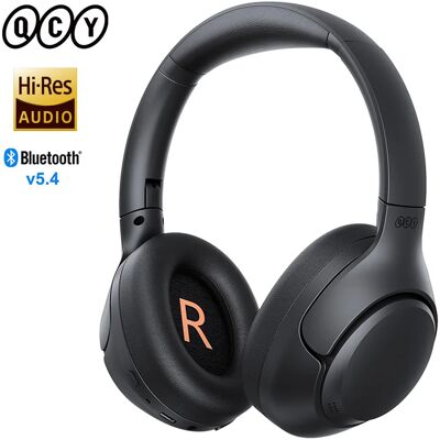 QCY H3 ANC słuchawki bezprzewodowe Bluetooth 5.4 Hi-Res Audio zestaw słuchawkowy nauszny 43dB hybrydowe aktywne słuchawki z redukcją szumów 60H QCY H3 ANC słuchawki bezprzewodowe Bluetooth 5.4 Hi-Res Audio zestaw słuchawkowy nauszny 43dB hybrydowe aktywne słuchawki z redukcją szumów 60H