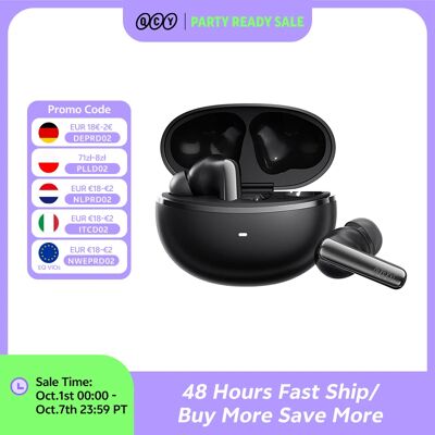 Wysyłka z ES/PL/BR QCY HT18 MeloBuds N70 Bezprzewodowe słuchawki Bluetooth 6.0 Adaptacyjny hybrydowy ANC 6 mikrofonów LDAC Hi-Res Audio Wysyłka z ES/PL/BR QCY HT18 MeloBuds N70 Bezprzewodowe słuchawki Bluetooth 6.0 Adaptacyjny hybrydowy ANC 6 mikrofonów LDAC Hi-Res Audio