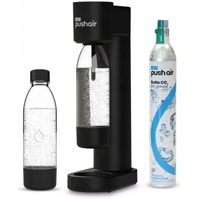 Saturator do wody Dafi PushAir + 1x butelka 0,7 L + nabój CO2 zestaw Saturator do wody Dafi PushAir + 1x butelka 0,7 L + nabój CO2 zestaw
