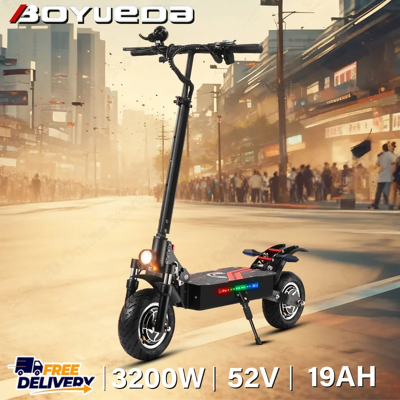 NONE Hulajnogi elektryczne BOYUEDA Q7 PRO, 3200W, podwójny silnik, bateria 52V19AH, hulajnoga elektryczna z hydraulicznymi hamulcami tarczowymi, 10-calowe opony terenowe. NONE Hulajnogi elektryczne BOYUEDA Q7 PRO, 3200W, podwójny silnik, bateria 52V19AH, hulajnoga elektryczna z hydraulicznymi hamulcami tarczowymi, 10-calowe opony terenowe.