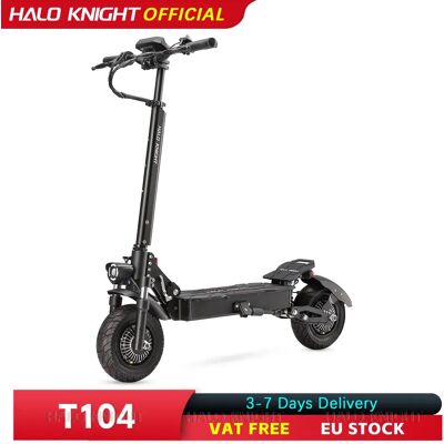 HALO KNIGHT T104 Hulajnoga Elektryczna z Podwójnym Silnikiem 52V 2400W 21Ah, Szybka (65KM/H), Mocna, Składana Hulajnoga Elektryczna HALO KNIGHT T104 Hulajnoga Elektryczna z Podwójnym Silnikiem 52V 2400W 21Ah, Szybka (65KM/H), Mocna, Składana Hulajnoga Elektryczna