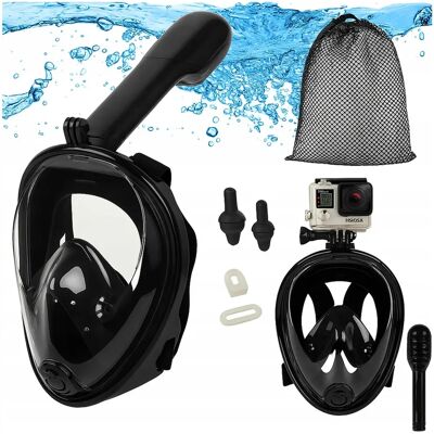 R2 INVEST Maska do Nurkowania Pełnotwarzowa L / XL Składana do Pływania Snorkelingu R2 INVEST Maska do Nurkowania Pełnotwarzowa L / XL Składana do Pływania Snorkelingu