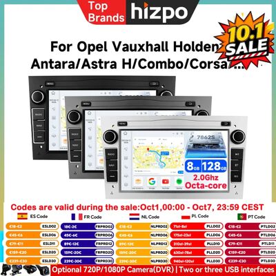 Hizpo Carplay 4G-LTE 8Core 2Din Android Radio GPS - Obsługuje modele Opel Hizpo Carplay 4G-LTE 8Core 2Din Android Radio GPS - Obsługuje modele Opel