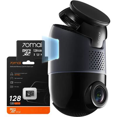 Kamera samochodowa 70mai 4K Omni X800 Czarna + karta 70mai microSD 128GB Kamera samochodowa 70mai 4K Omni X800 Czarna + karta 70mai microSD 128GB