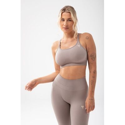 Trec Wear Trecgirl Sport Bra 160 GREY - szary stanik sportowy Trec Wear Trecgirl Sport Bra 160 GREY - szary stanik sportowy
