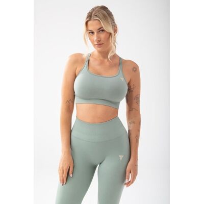 Trec Wear Trecgirl Sport Bra 160 GREEN - zielony stanik sportowy Trec Wear Trecgirl Sport Bra 160 GREEN - zielony stanik sportowy