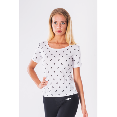 Trec Wear T-Shirt TrecGirl 007 Wings White Trec Wear T-Shirt TrecGirl 007 Wings White