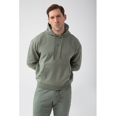 Trec Wear NOWOŚĆ Zielona bluza męska z kapturem TW BASIC HOODIE 183 M GREEN Trec Wear NOWOŚĆ Zielona bluza męska z kapturem TW BASIC HOODIE 183 M GREEN
